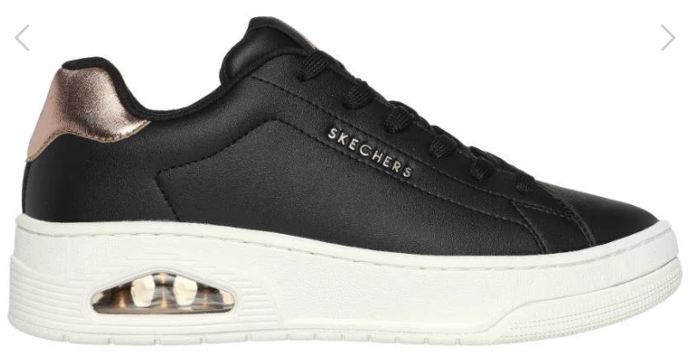 Skechers 177700/BLK UNO Court-Courted Air