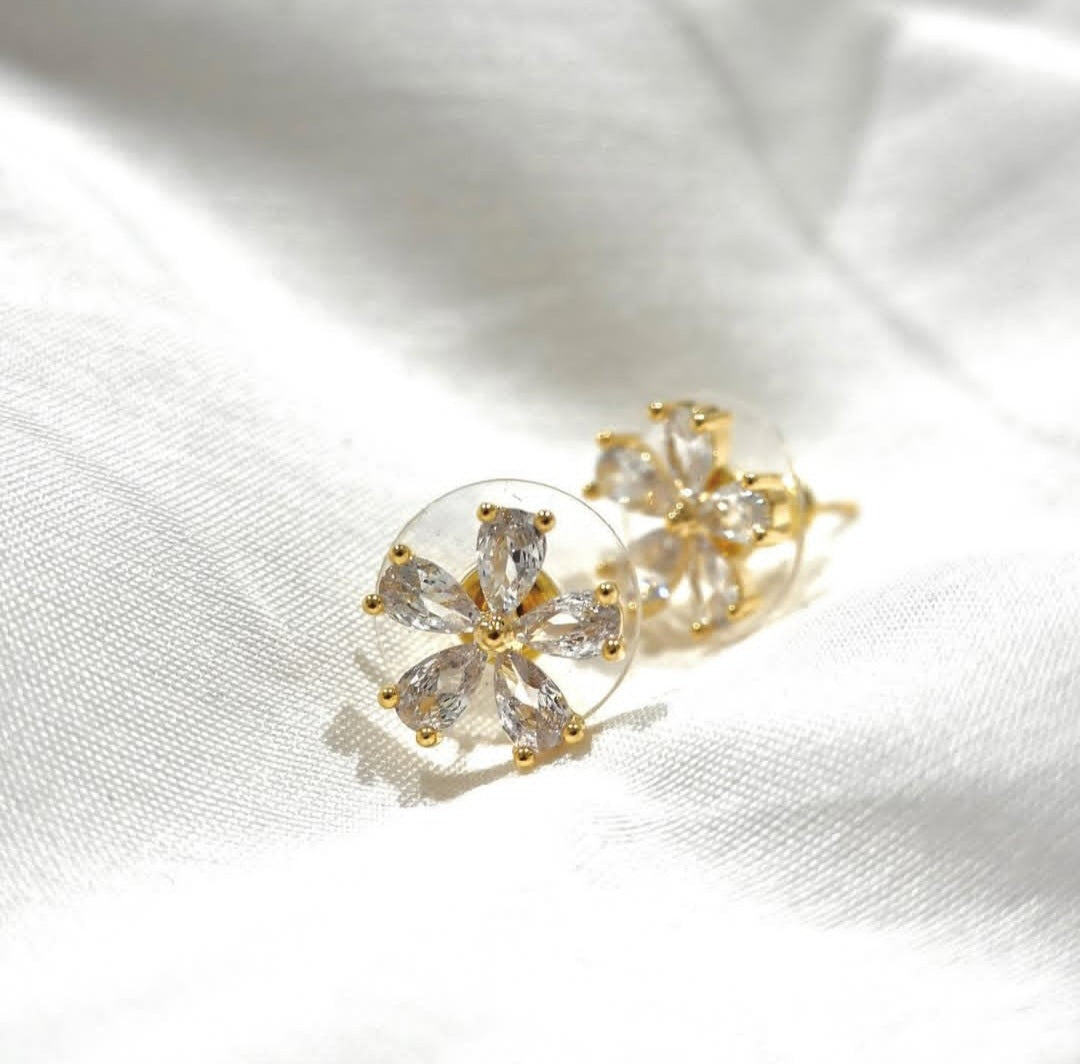 Gregory Ladner CZ Flower Stud