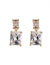 Gregory Ladner Rectangle CZ Drop Earring